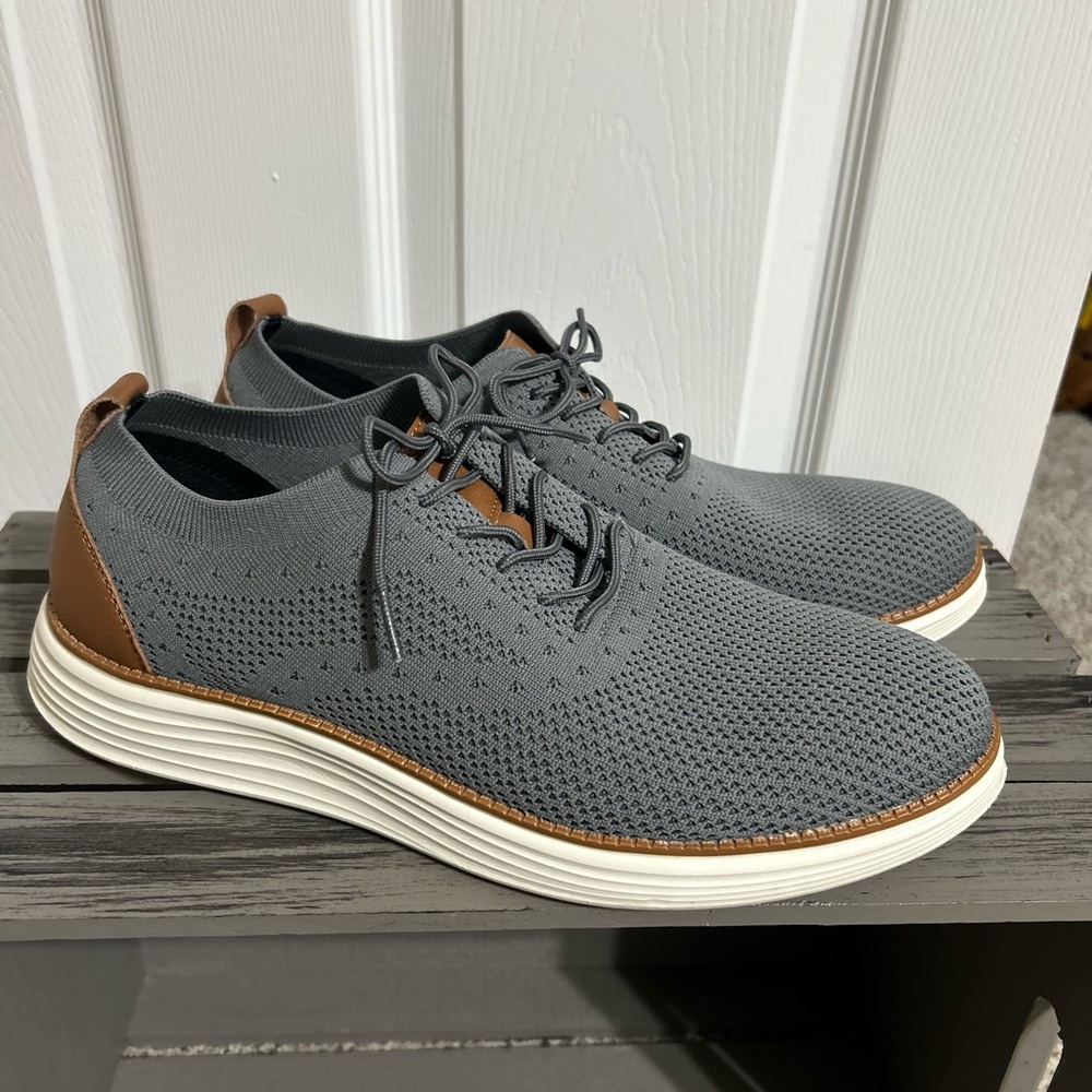 Vilocy Men’s Mesh Oxford Gray Sneakers Size 45.5/12